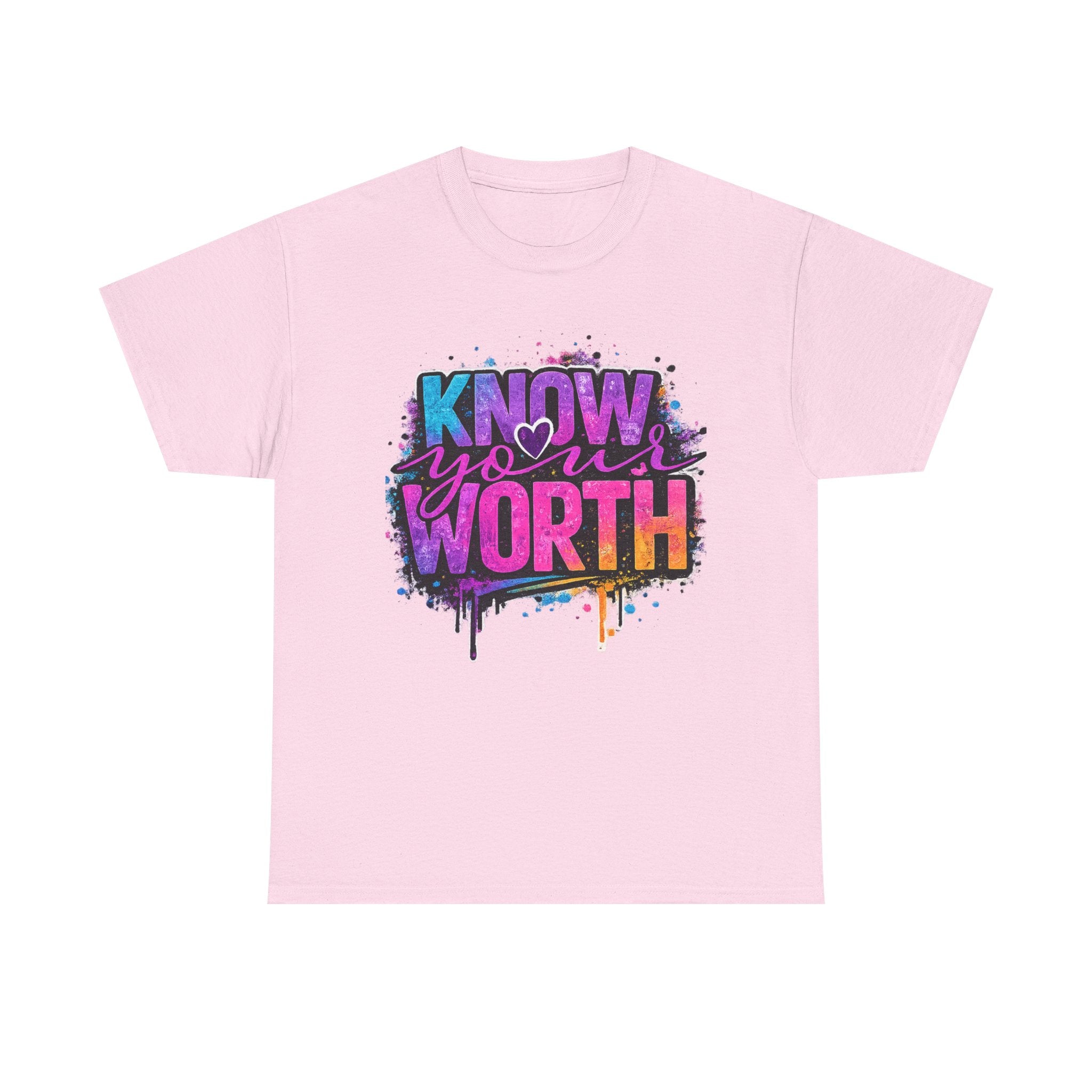 Know Your Worth T‑Shirt — Inspirational Graphic Tee for Self‑Confidence