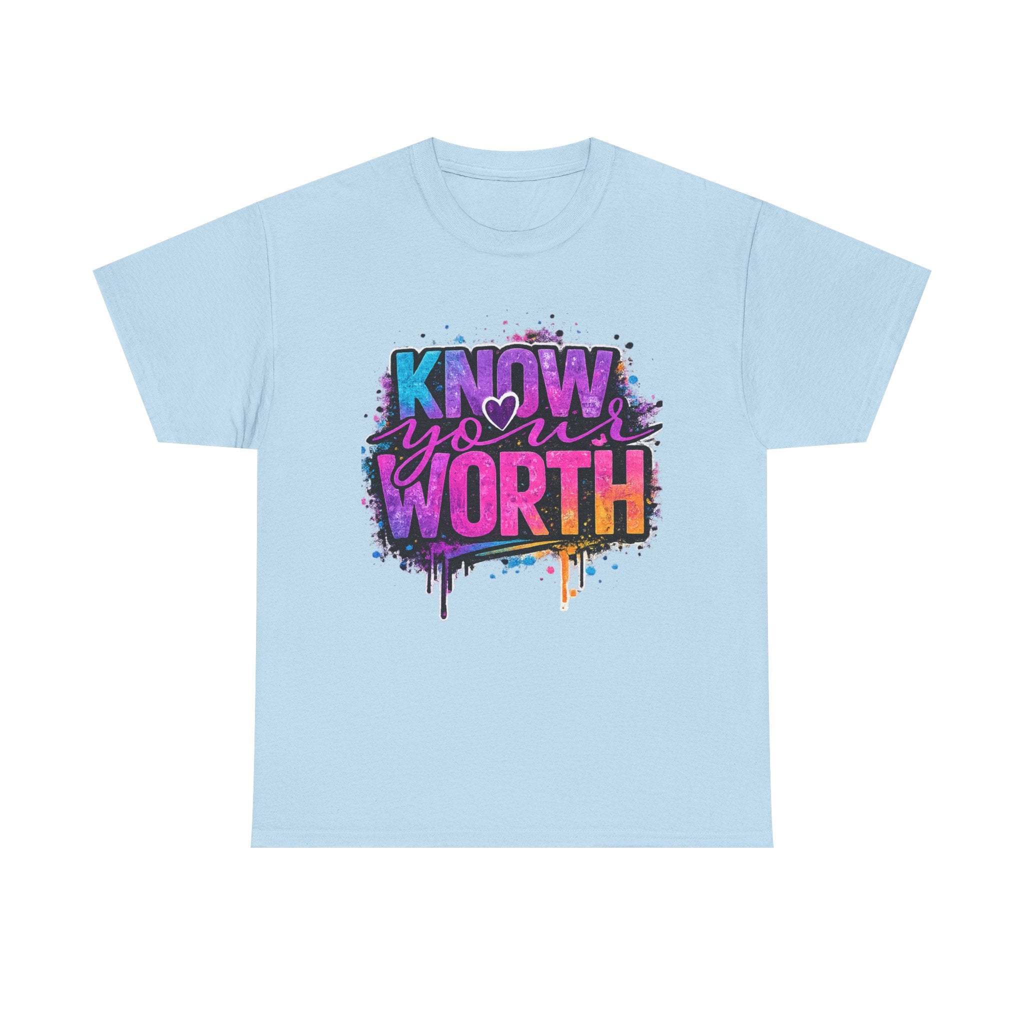 Know Your Worth T‑Shirt — Inspirational Graphic Tee for Self‑Confidence