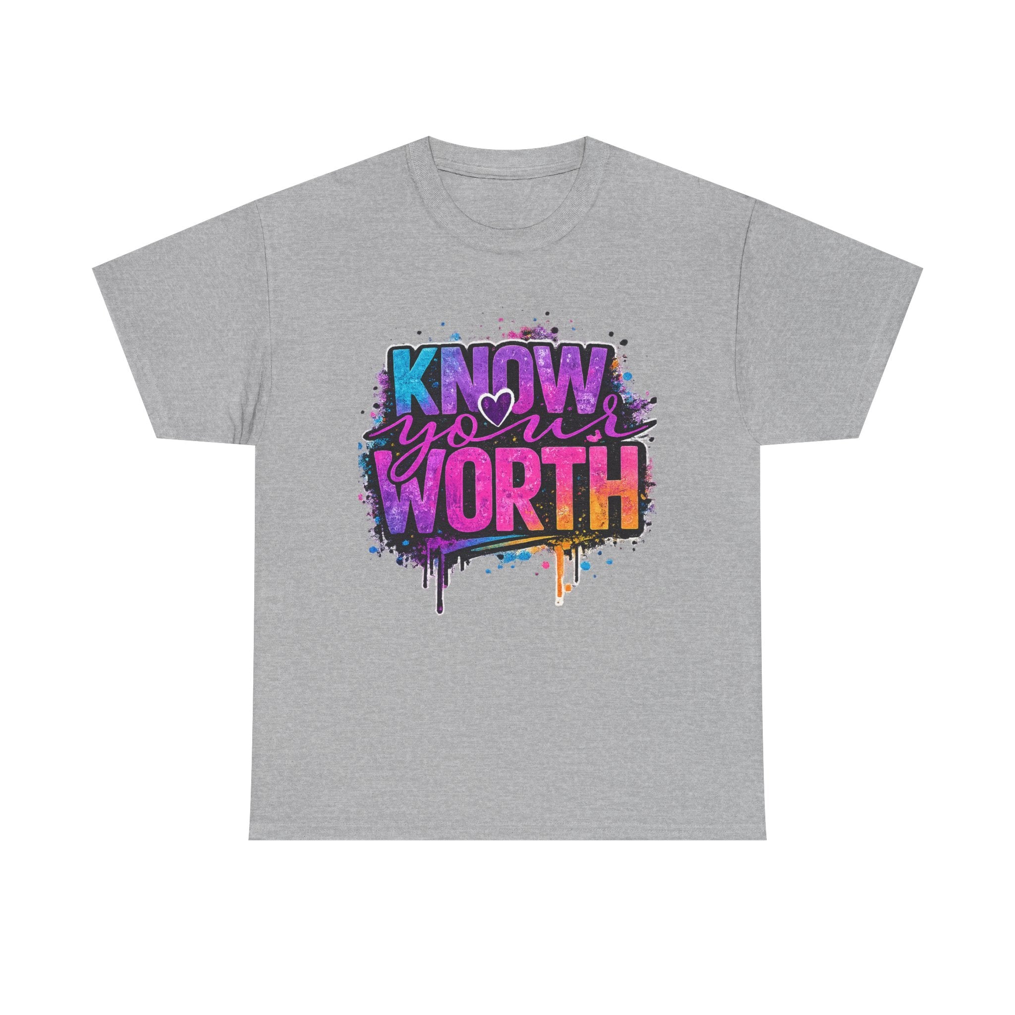 Know Your Worth T‑Shirt — Inspirational Graphic Tee for Self‑Confidence