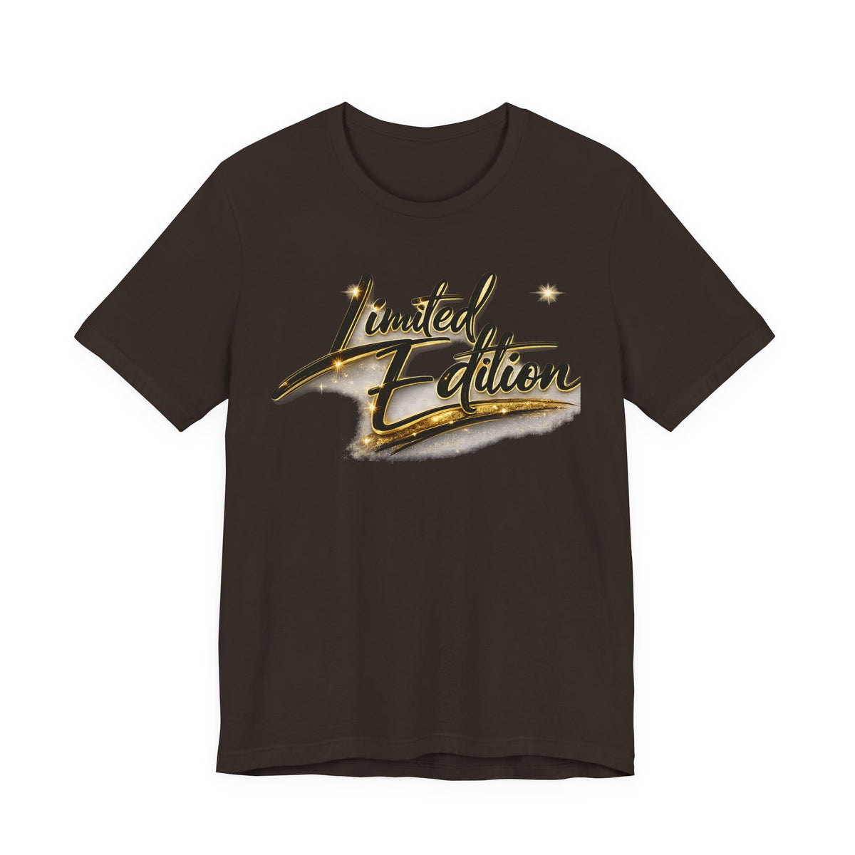 Limited Edition Tee — Gold Script "Limited Edition" Graphic T-Shirt