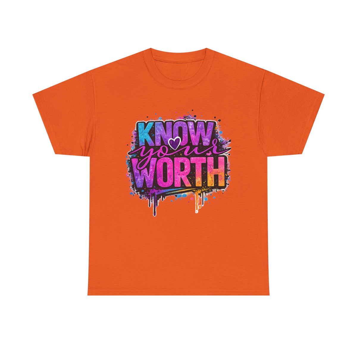 Know Your Worth T‑Shirt — Inspirational Graphic Tee for Self‑Confidence