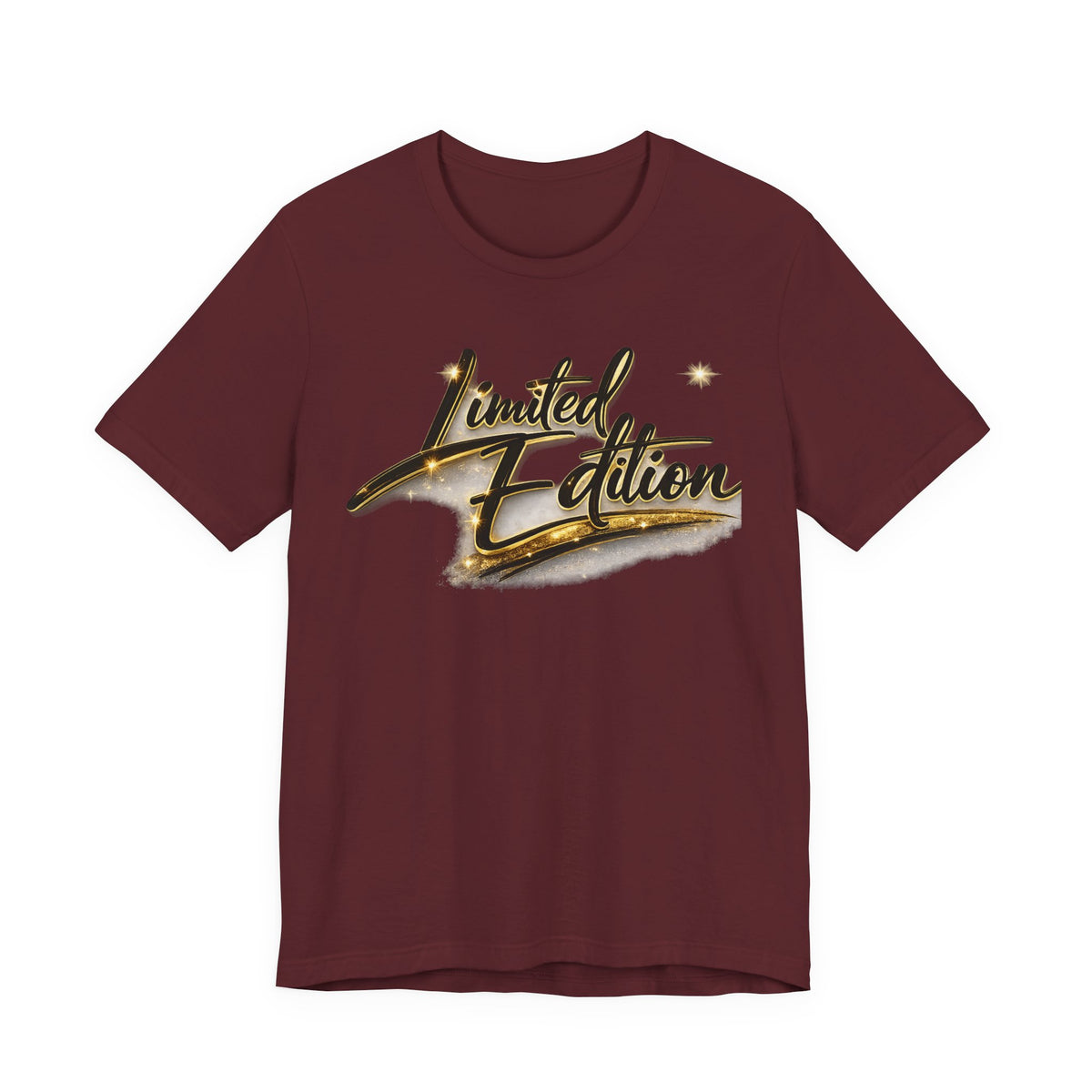 Limited Edition Tee — Gold Script "Limited Edition" Graphic T-Shirt