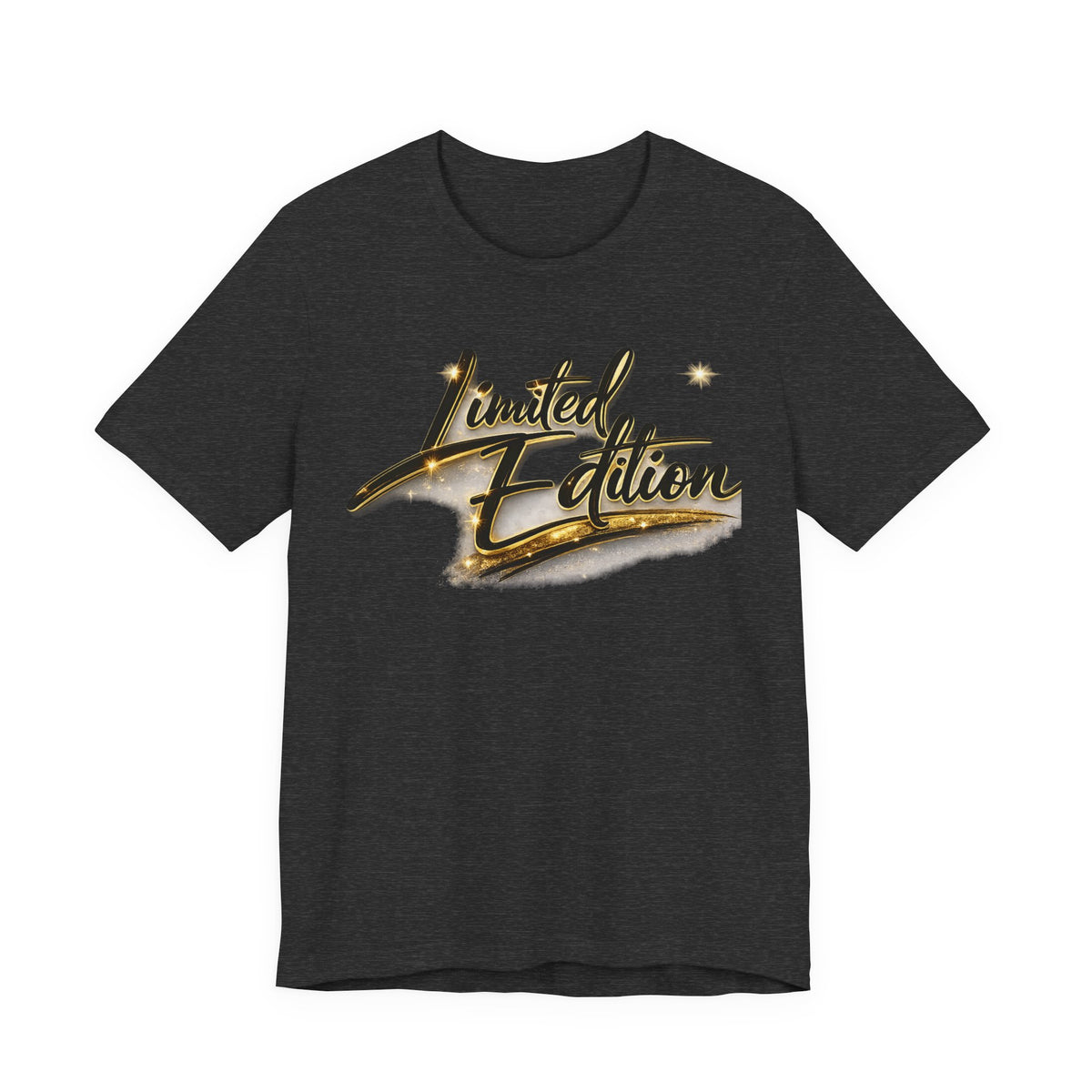 Limited Edition Tee — Gold Script "Limited Edition" Graphic T-Shirt