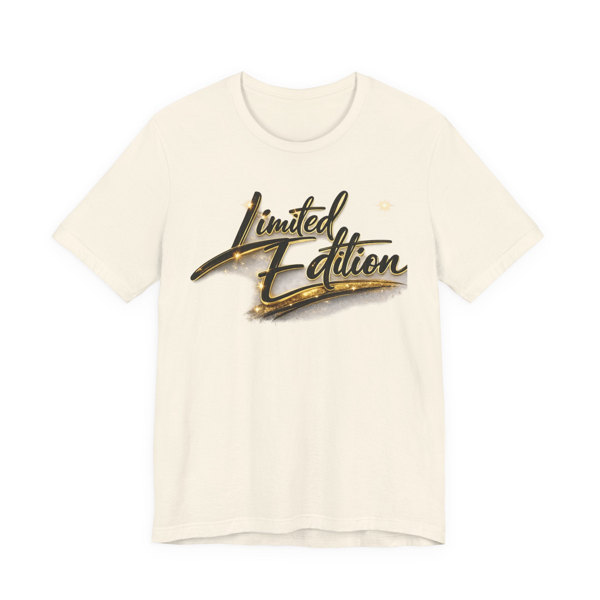 Limited Edition Tee — Gold Script "Limited Edition" Graphic T-Shirt