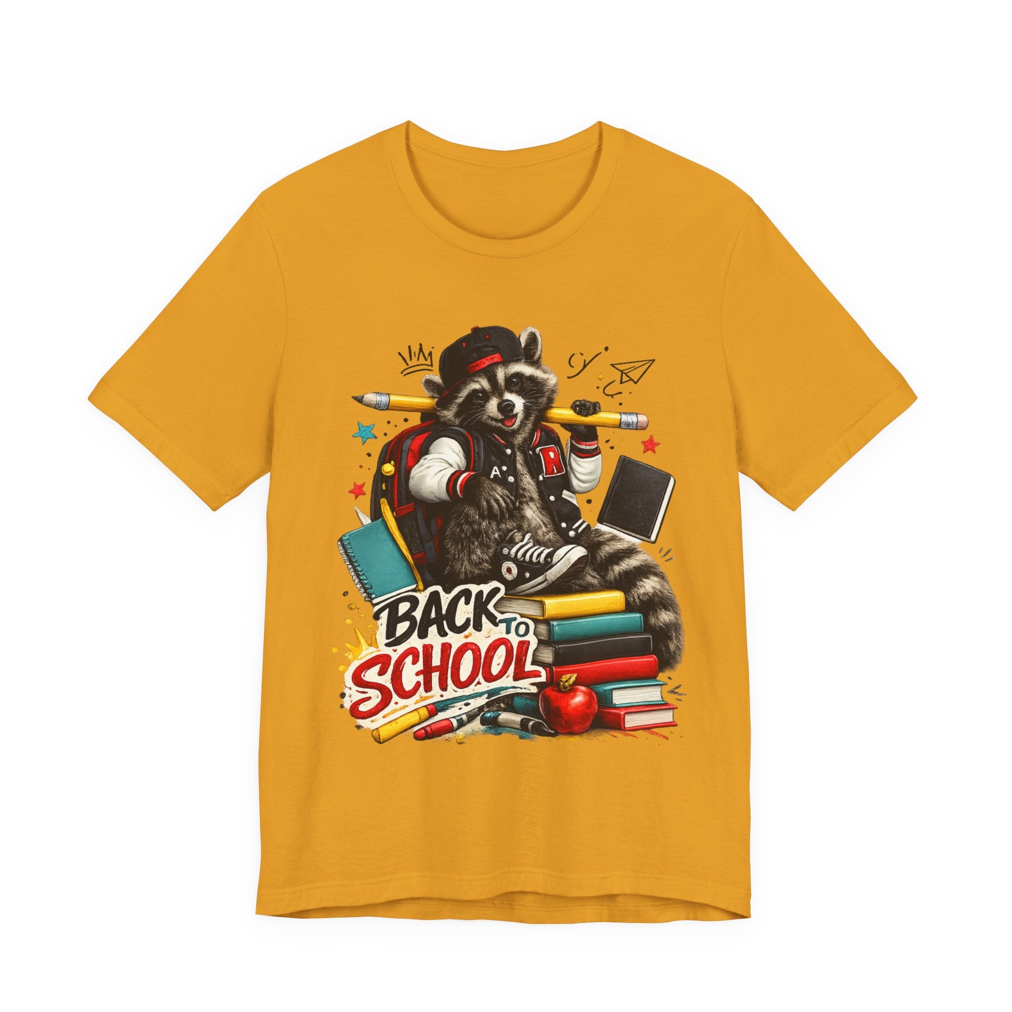 Back to School Raccoon T-Shirt