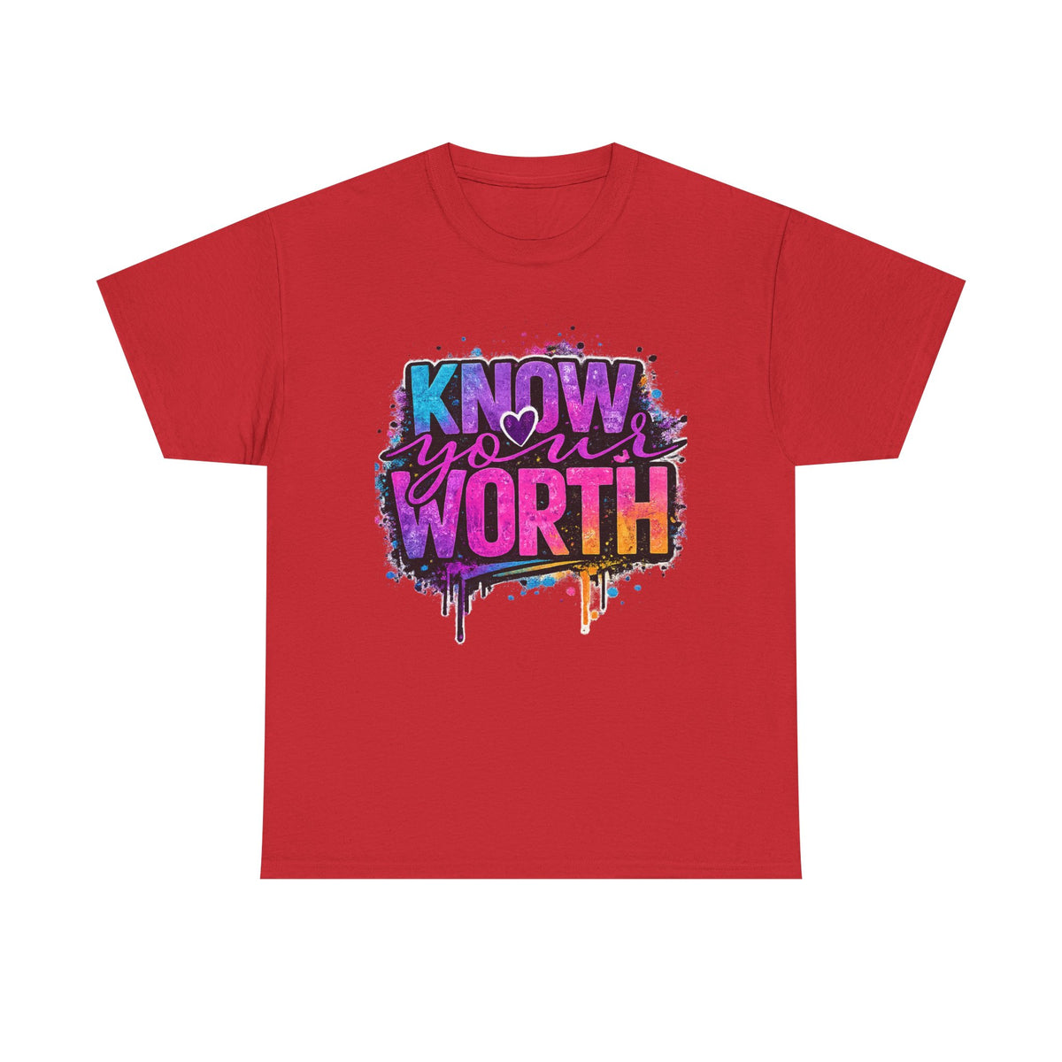 Know Your Worth T‑Shirt — Inspirational Graphic Tee for Self‑Confidence