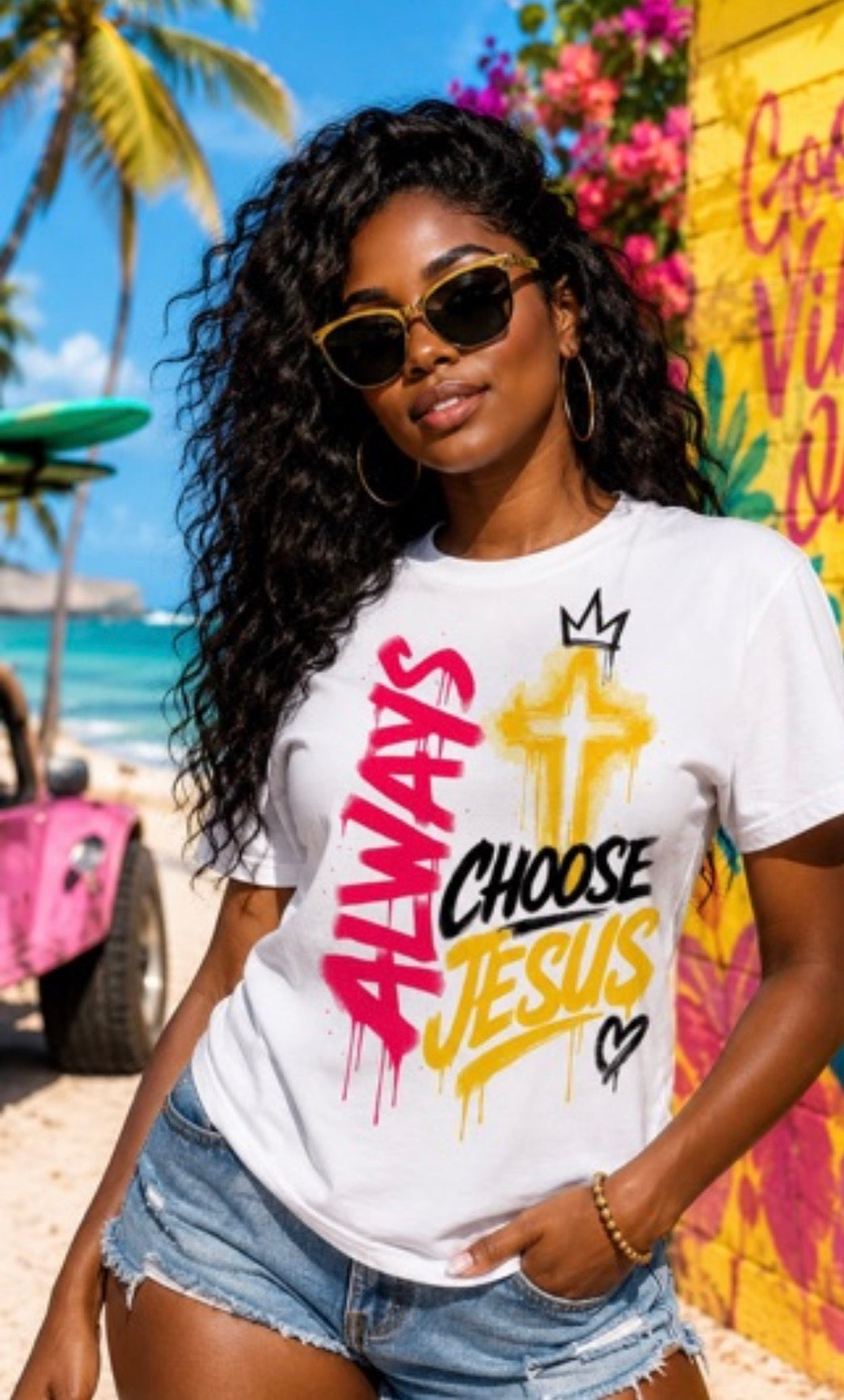 Always Choose Jesus T-Shirt — Christian Faith Graphic Tee