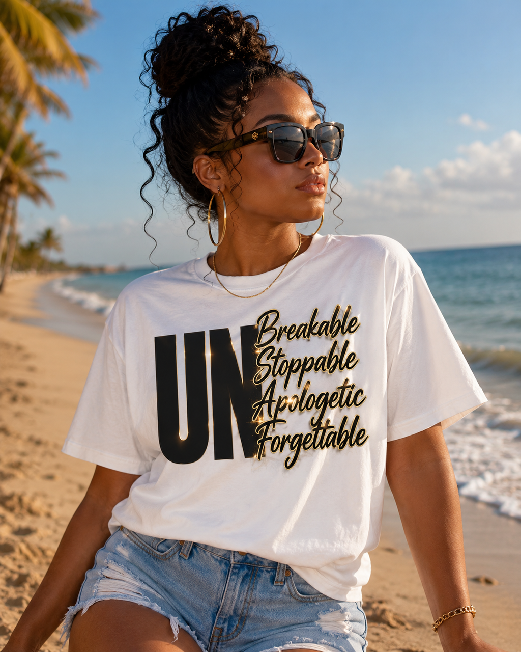 UN Breakable Stoppable Apologetic Forgettable T-Shirt — Bold Empowerment Tee