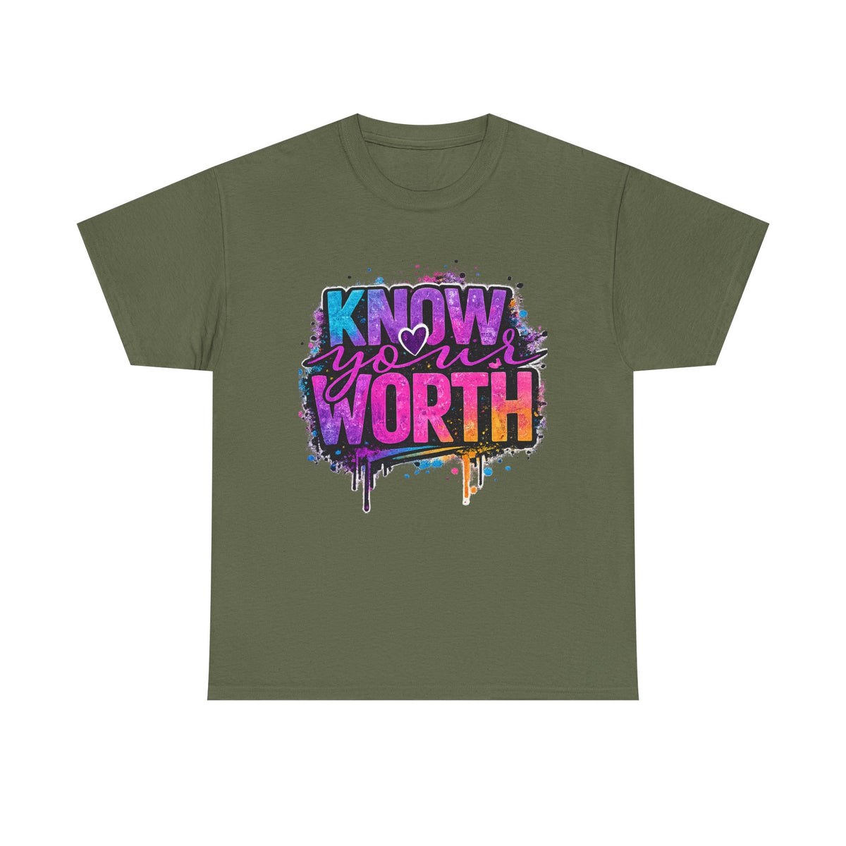Know Your Worth T‑Shirt — Inspirational Graphic Tee for Self‑Confidence