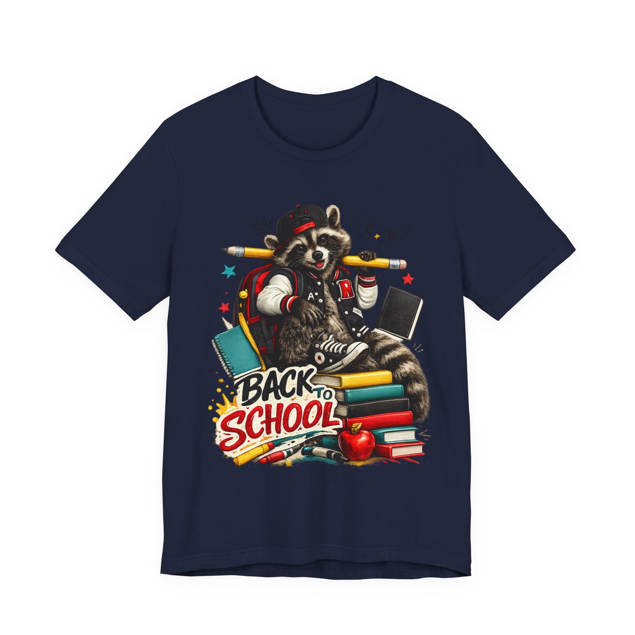 Back to School Raccoon T-Shirt