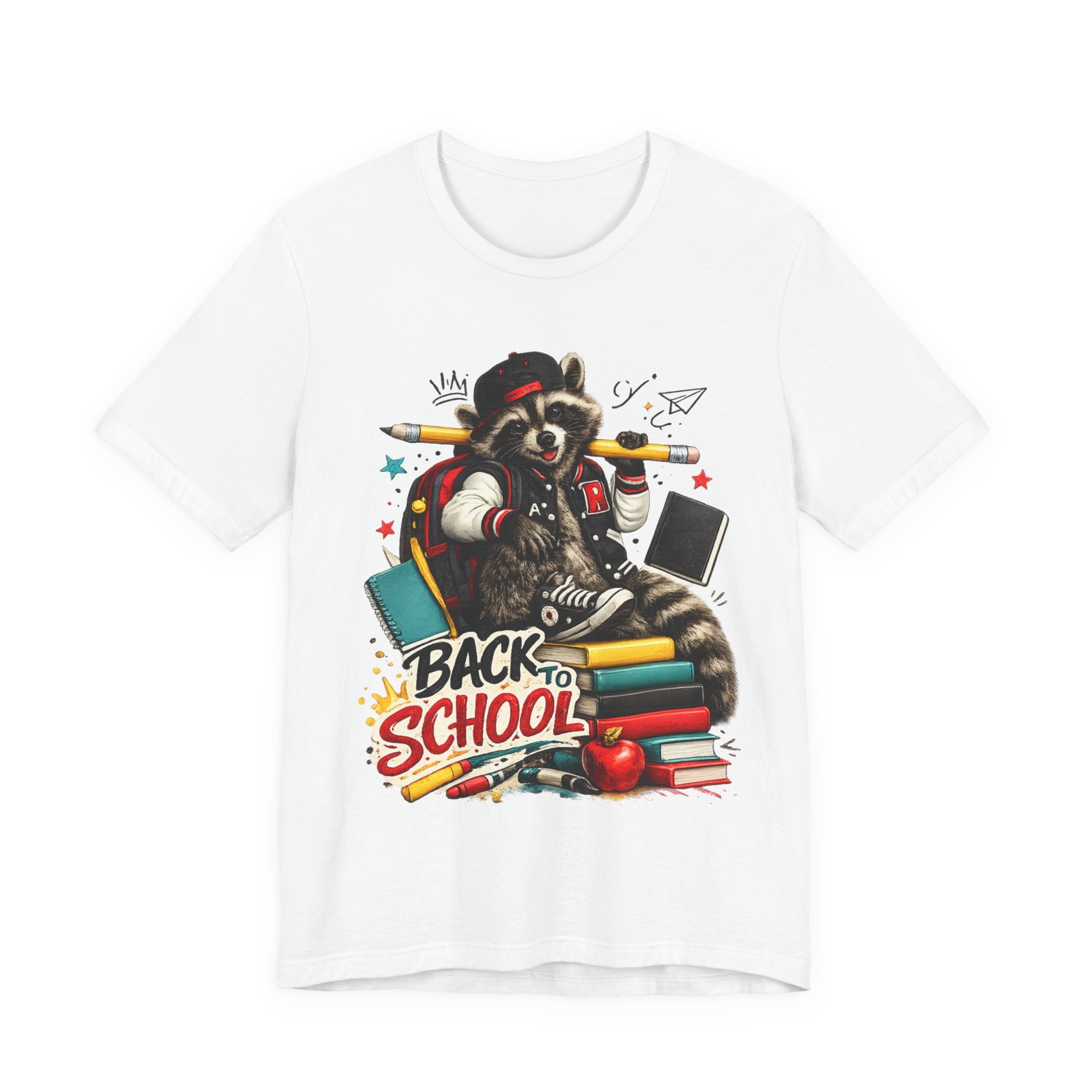 Back to School Raccoon T-Shirt