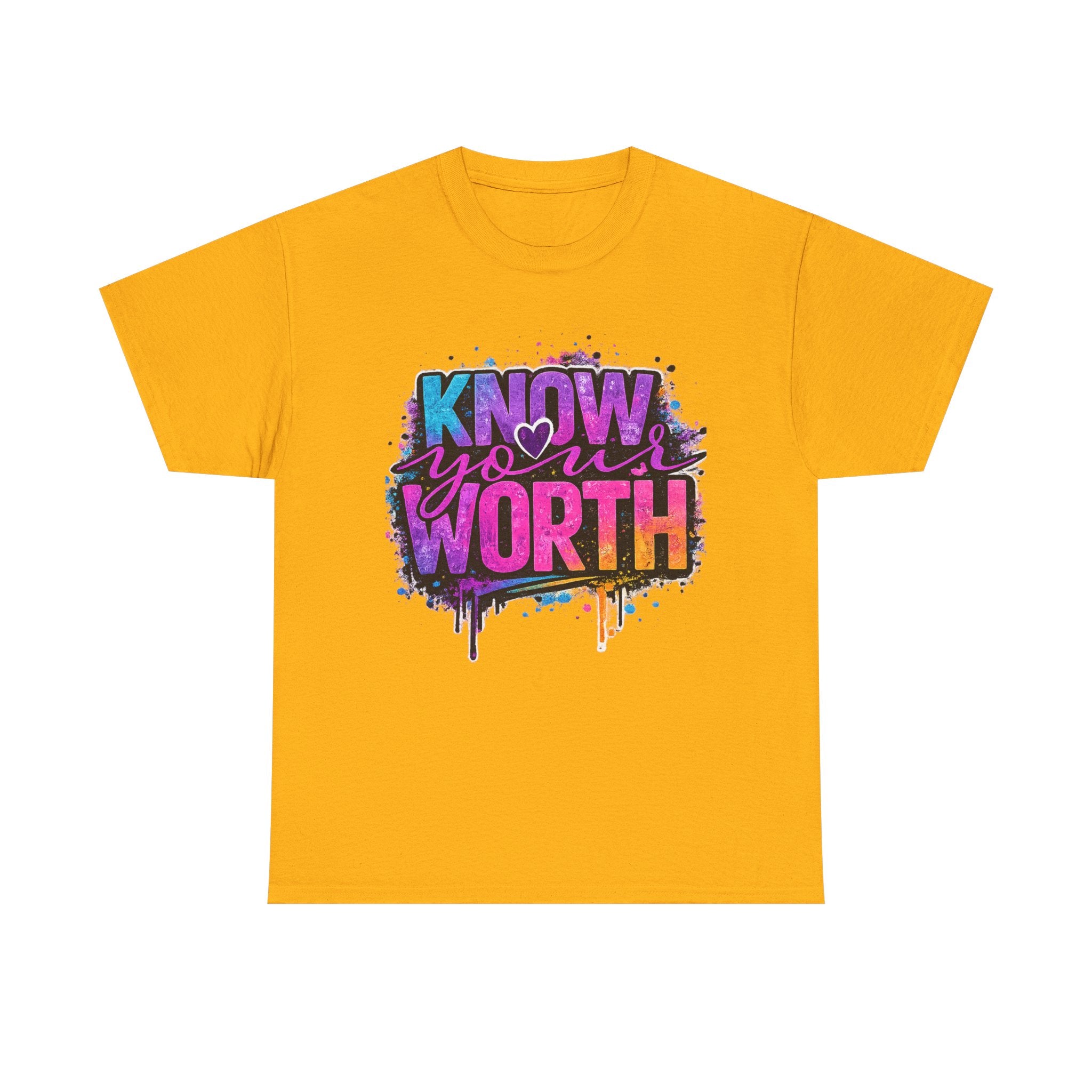 Know Your Worth T‑Shirt — Inspirational Graphic Tee for Self‑Confidence