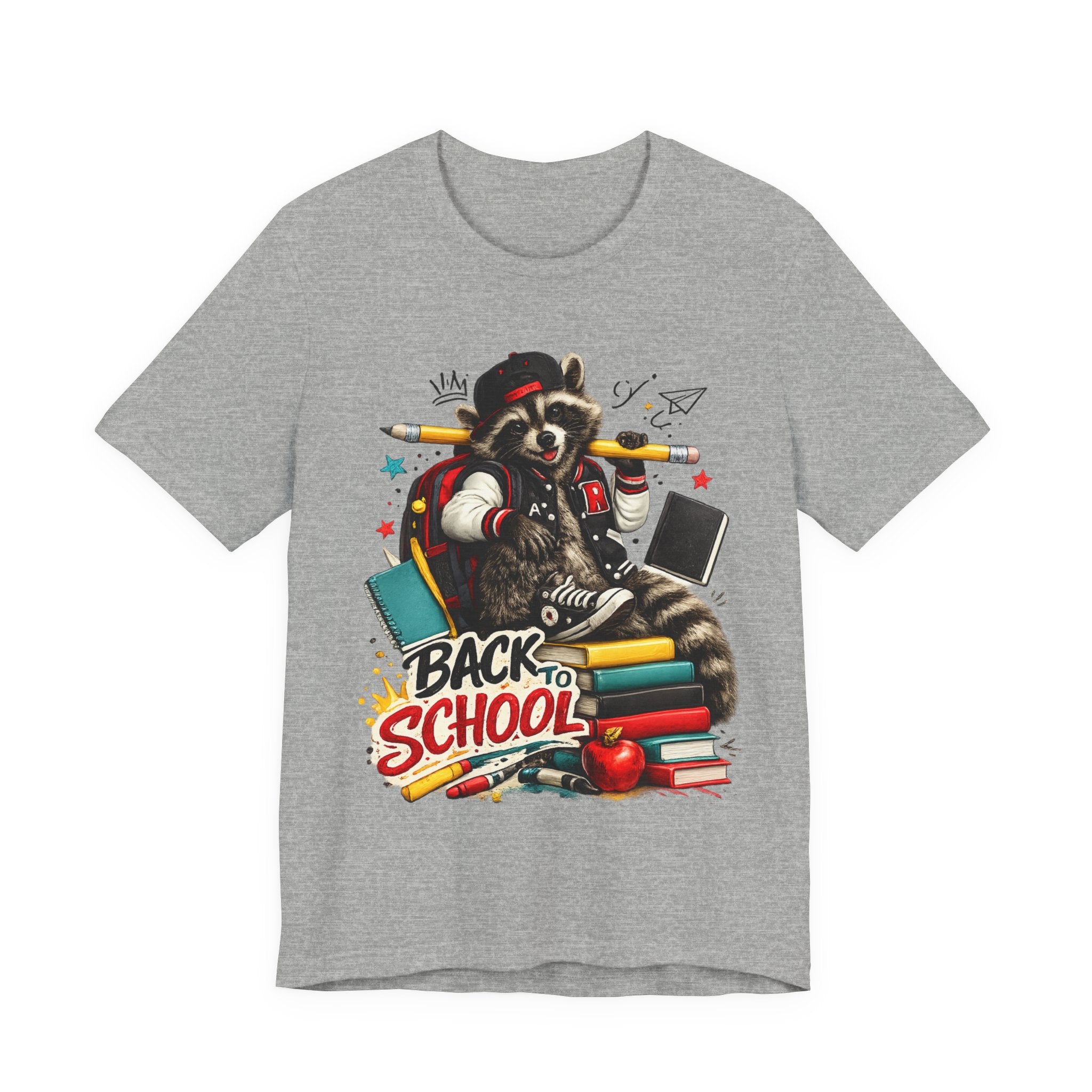 Back to School Raccoon T-Shirt