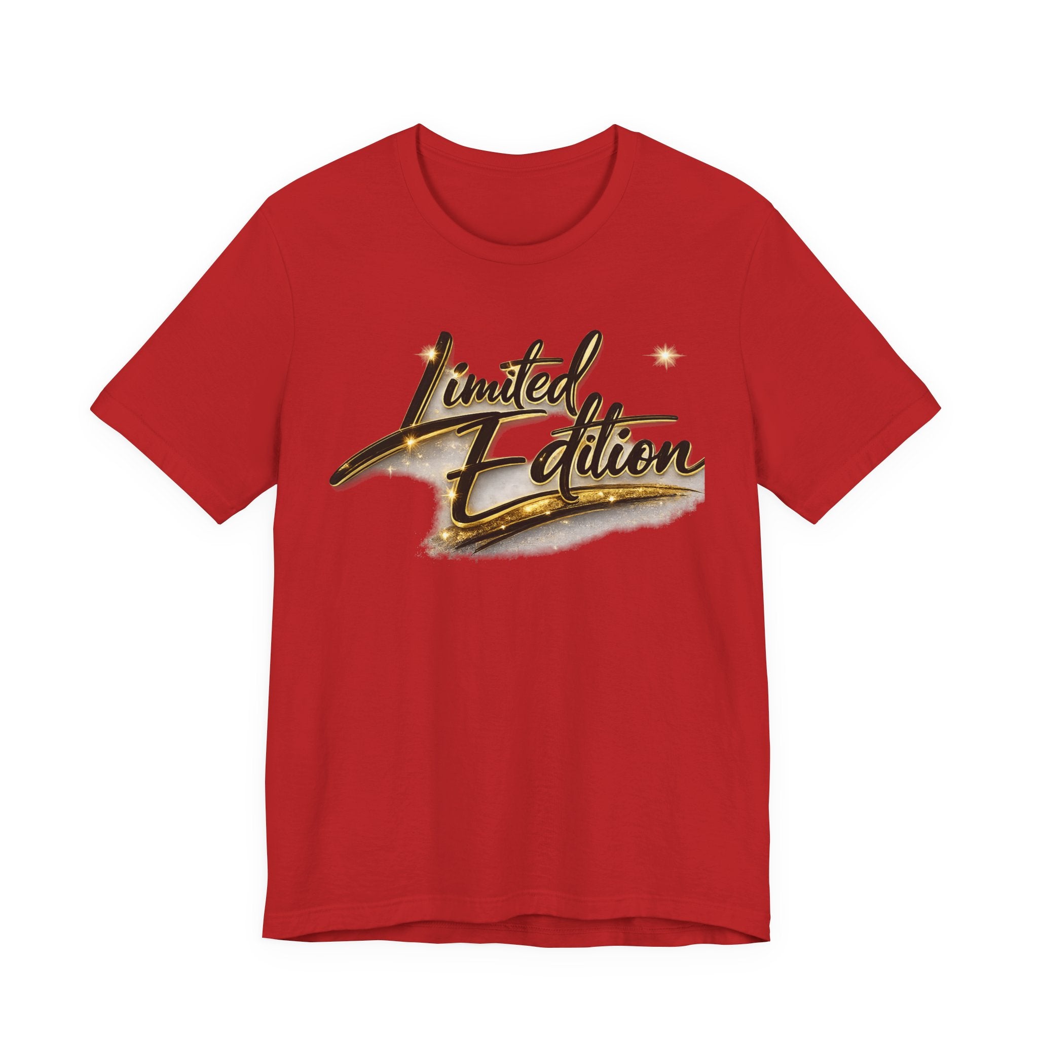 Limited Edition Tee — Gold Script "Limited Edition" Graphic T-Shirt