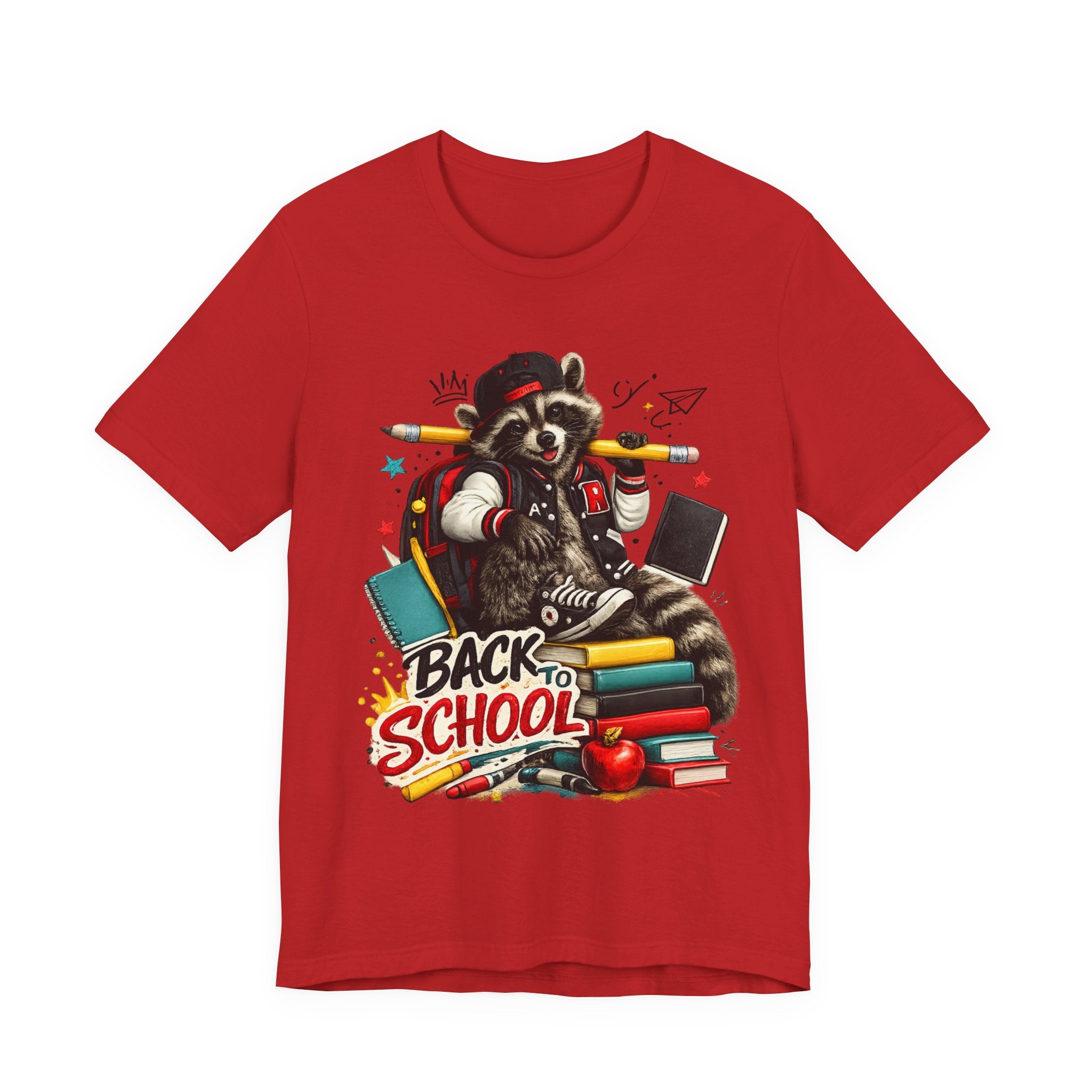 Back to School Raccoon T-Shirt