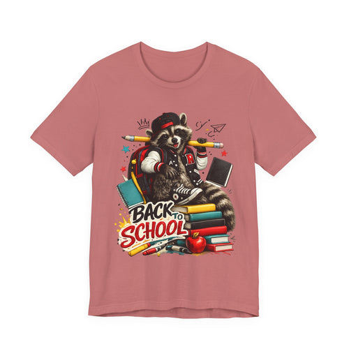 Back to School Raccoon T-Shirt