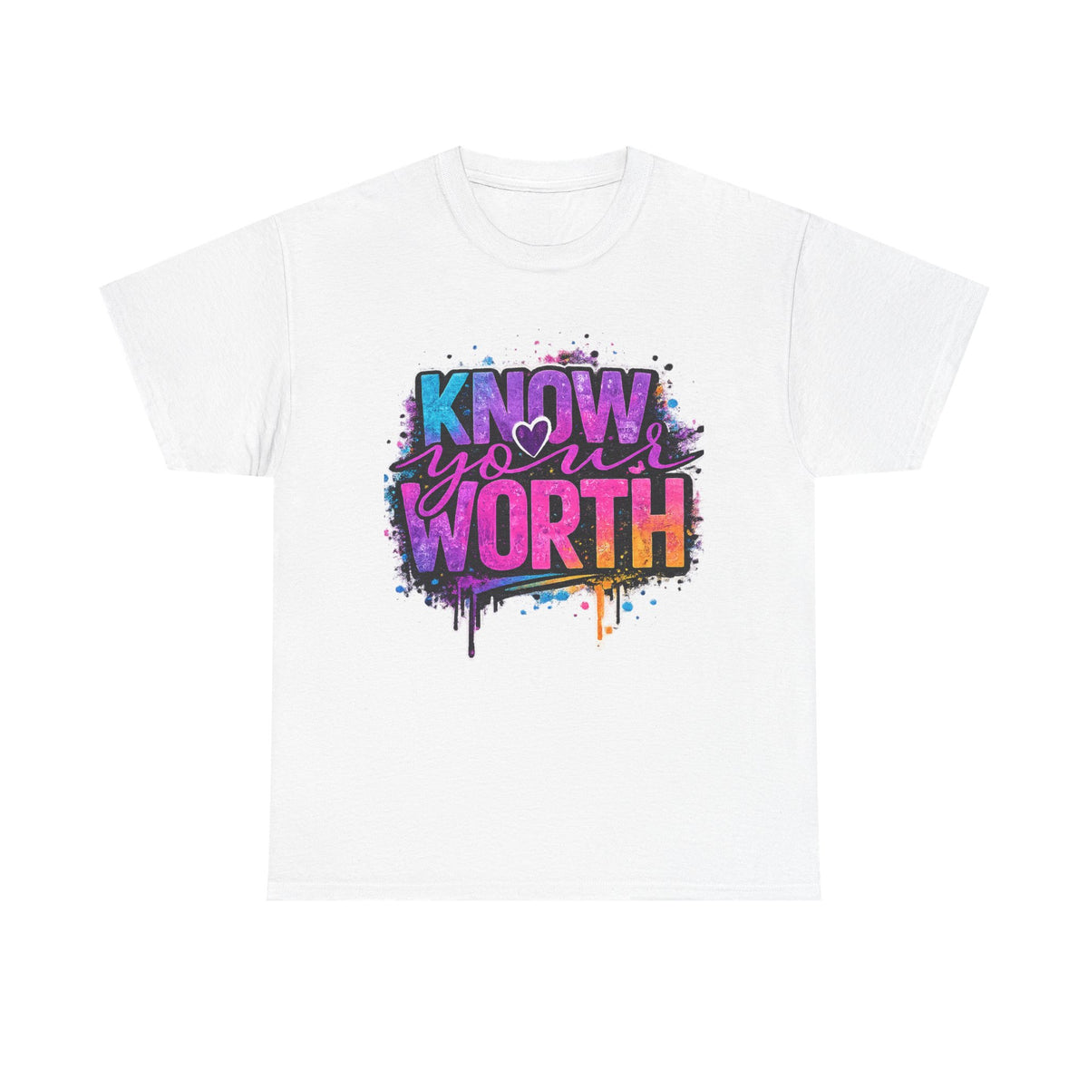 Know Your Worth T‑Shirt — Inspirational Graphic Tee for Self‑Confidence