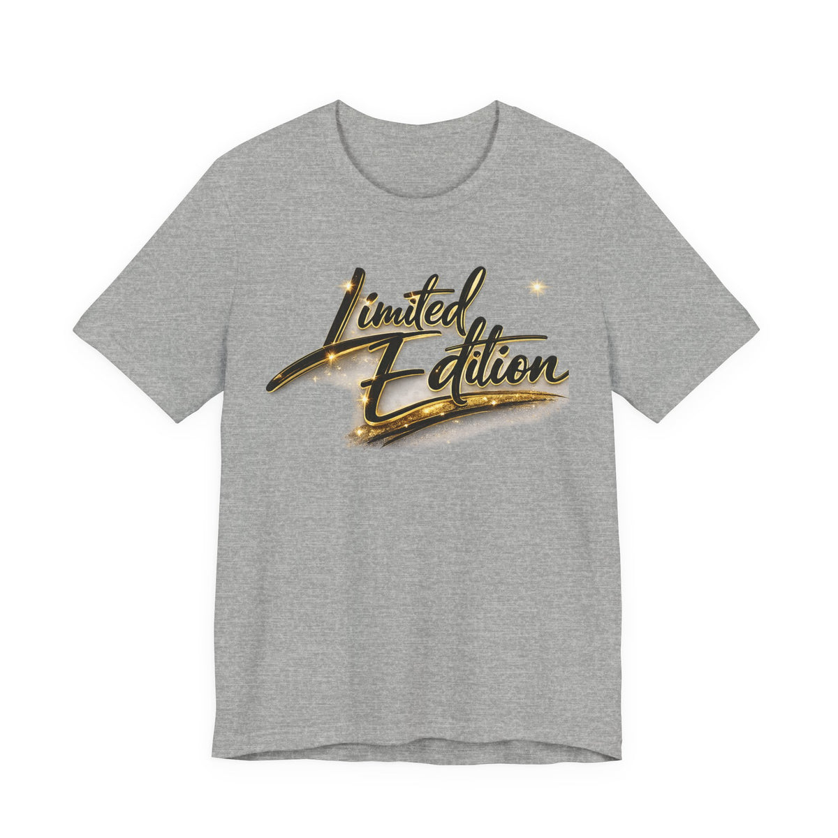 Limited Edition Tee — Gold Script "Limited Edition" Graphic T-Shirt