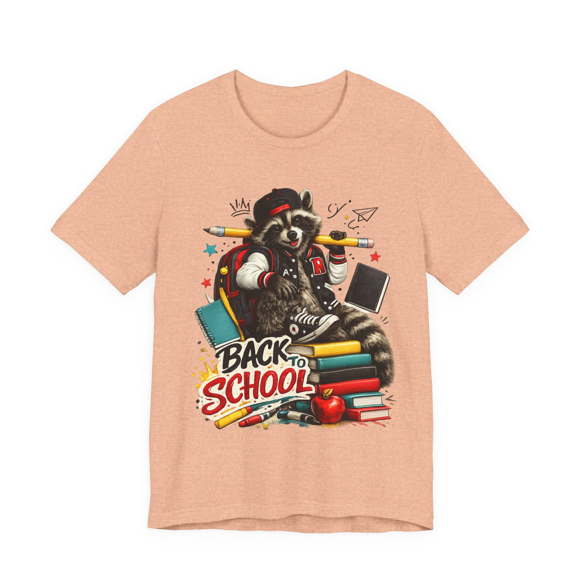 Back to School Raccoon T-Shirt