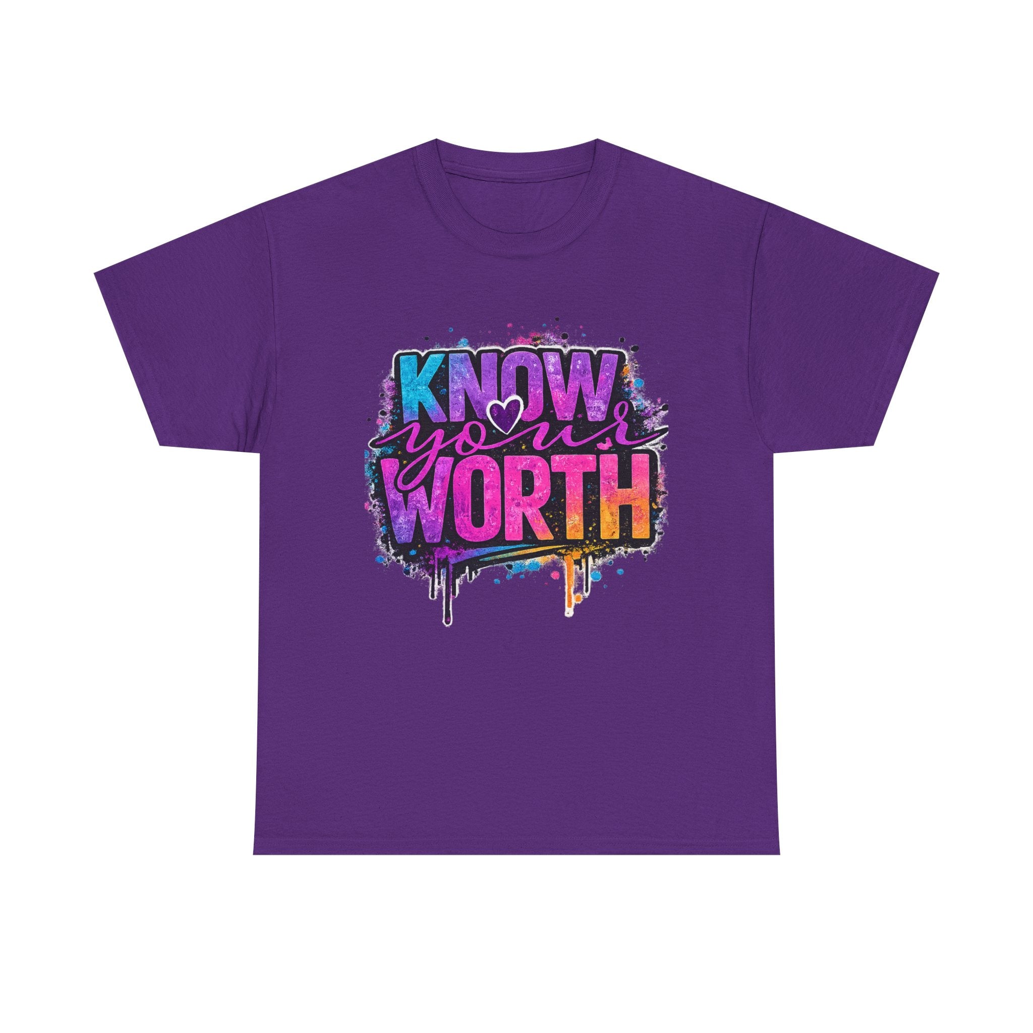 Know Your Worth T‑Shirt — Inspirational Graphic Tee for Self‑Confidence