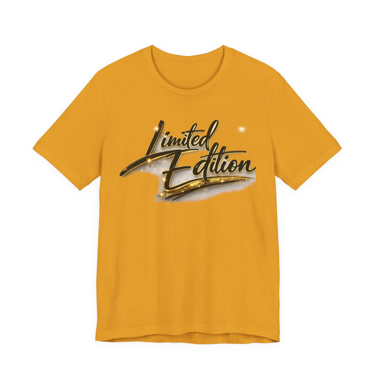 Limited Edition Tee — Gold Script "Limited Edition" Graphic T-Shirt