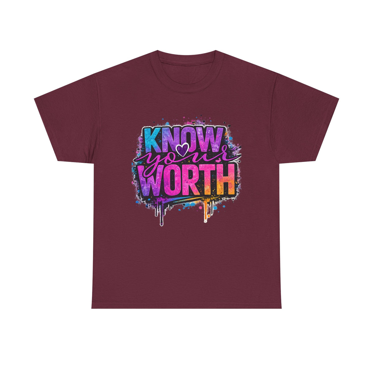 Know Your Worth T‑Shirt — Inspirational Graphic Tee for Self‑Confidence