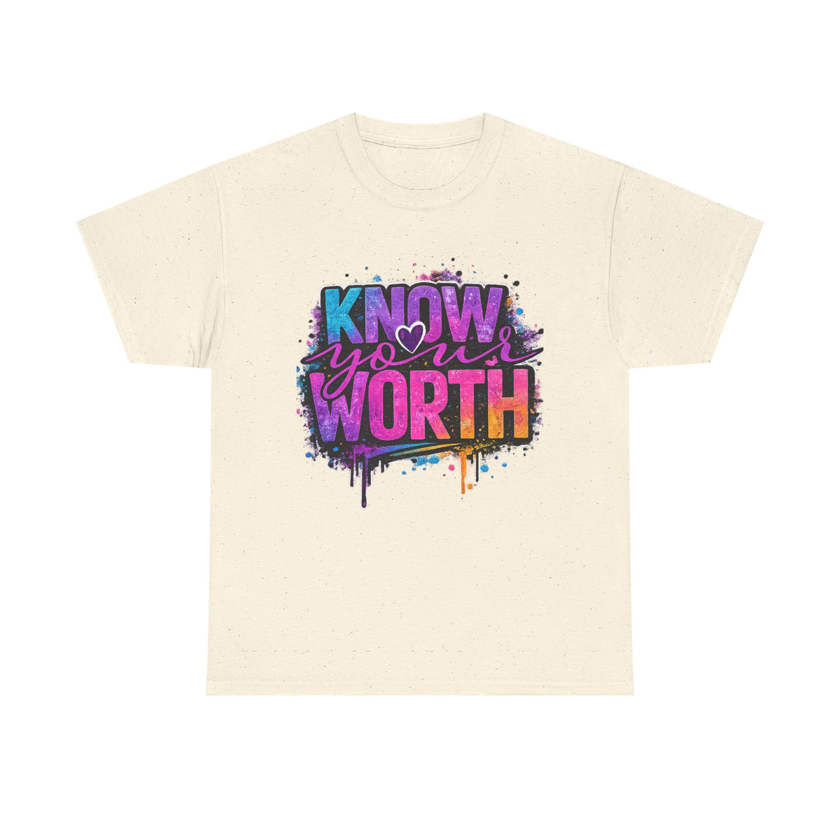 Know Your Worth T‑Shirt — Inspirational Graphic Tee for Self‑Confidence
